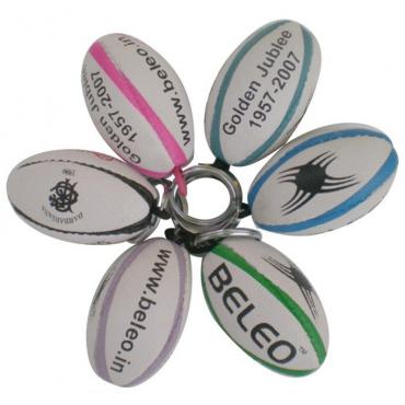 Rugby Ball Keyring