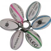 Rugby Ball Keyring